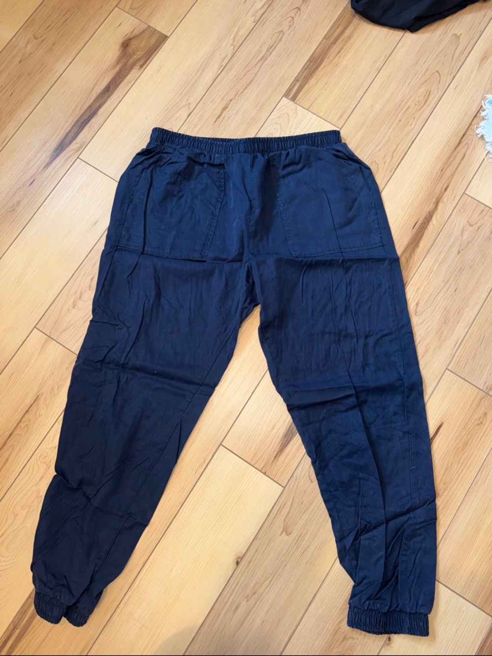 Zac & Rachel Navy Elastic-Waist Jogger Pants